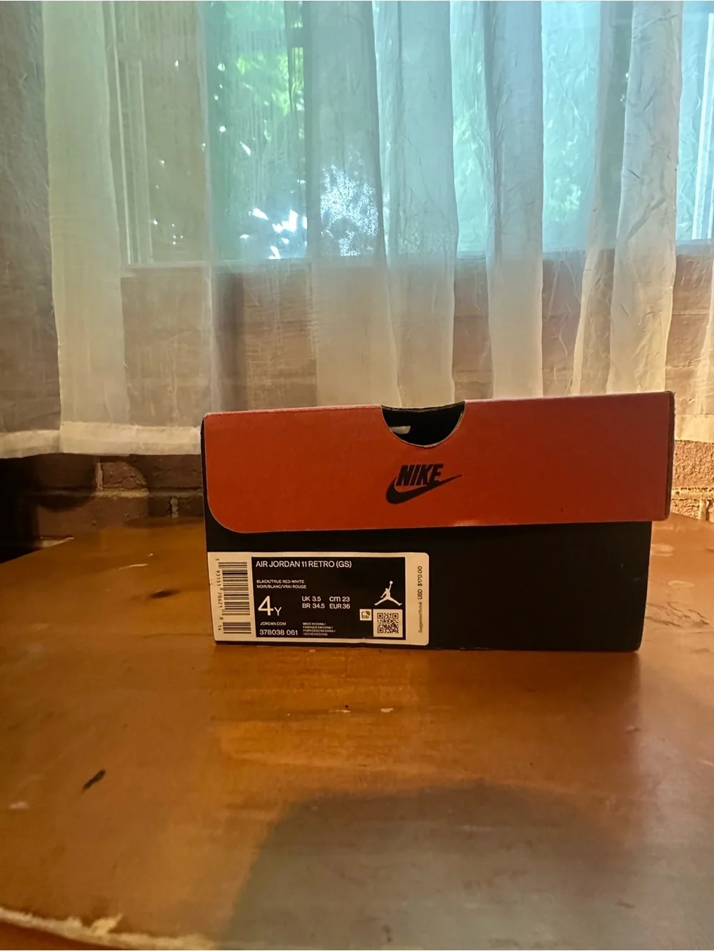 Nike Black and Red High-Top Sneakers